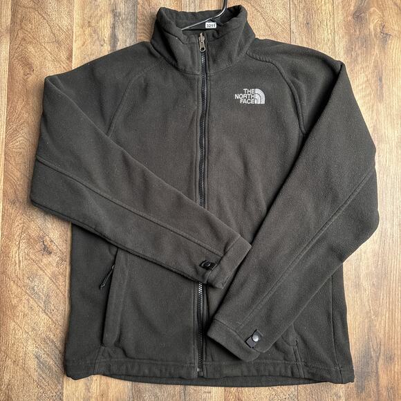 The North Face Fleece Jacket Women's Medium Black Hiking Exploring Full Zip 3211 - Picture 1 of 10
